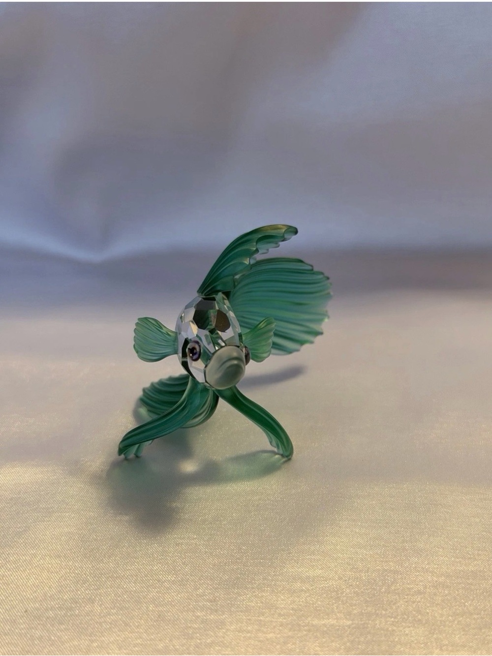 Swarovski Green Siamese Fighting Fish 7644000006 261259.